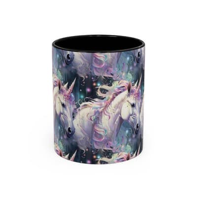 Pastel Unicorn Mug 11oz 15oz | Magical Coffee Cup | Gift for Fantasy Lovers