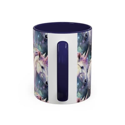 Pastel Unicorn Mug 11oz 15oz | Magical Coffee Cup | Gift for Fantasy Lovers - Thumbnail 4