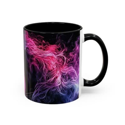 Rainbow Unicorn Horse Mug 11oz 15oz | Fantasy Coffee Cup | Gift for Dreamers - Thumbnail 2