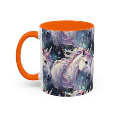 Pastel Unicorn Mug 11oz 15oz | Magical Coffee Cup | Gift for Fantasy Lovers - Thumbnail 3