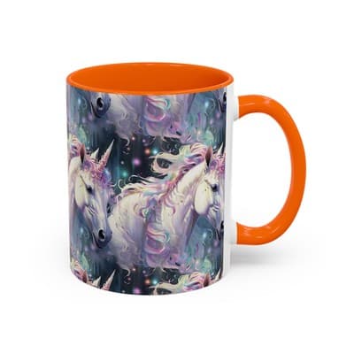 Pastel Unicorn Mug 11oz 15oz | Magical Coffee Cup | Gift for Fantasy Lovers - Thumbnail 2