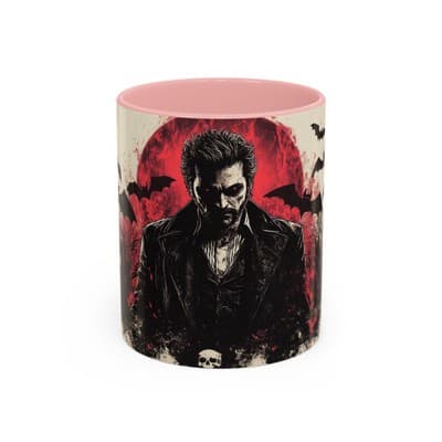 Vampire Gothic Coffee Mug 11oz 15oz | Halloween Decor | Spooky Gift for Him