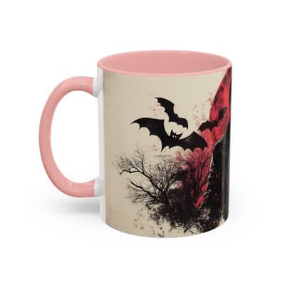 Vampire Gothic Coffee Mug 11oz 15oz | Halloween Decor | Spooky Gift for Him - Thumbnail 3