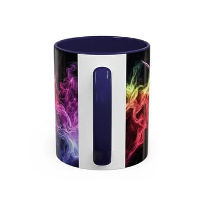 Rainbow Unicorn Horse Mug 11oz 15oz | Fantasy Coffee Cup | Gift for Dreamers - Thumbnail 4