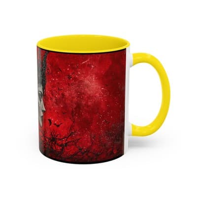Gothic Rose Queen Mug 11oz 15oz | Dark Feminine Coffee Cup | Witchy Gift for Her - Thumbnail 2
