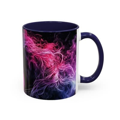 Rainbow Unicorn Horse Mug 11oz 15oz | Fantasy Coffee Cup | Gift for Dreamers - Thumbnail 2