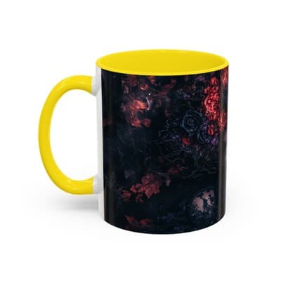 Gothic Floral Goddess Mug 11oz 15oz | Dark Beauty Cup | Witchy Gift for Her - Thumbnail 3