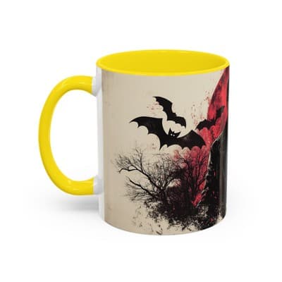 Vampire Gothic Coffee Mug 11oz 15oz | Halloween Decor | Spooky Gift for Him - Thumbnail 3