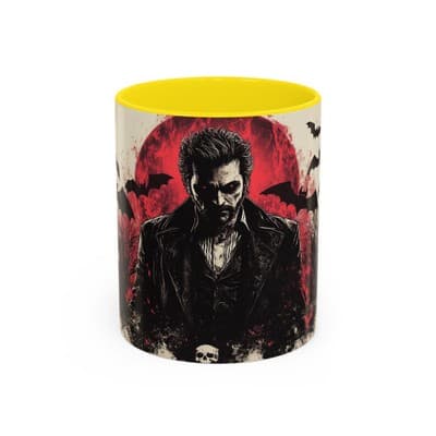 Vampire Gothic Coffee Mug 11oz 15oz | Halloween Decor | Spooky Gift for Him