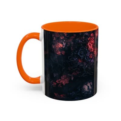 Gothic Floral Goddess Mug 11oz 15oz | Dark Beauty Cup | Witchy Gift for Her - Thumbnail 3
