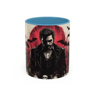 Vampire Gothic Coffee Mug 11oz 15oz | Halloween Decor | Spooky Gift for Him