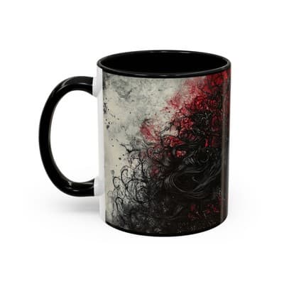 Gothic Rose Queen Mug 11oz 15oz | Dark Feminine Coffee Cup | Witchy Gift for Her - Thumbnail 3