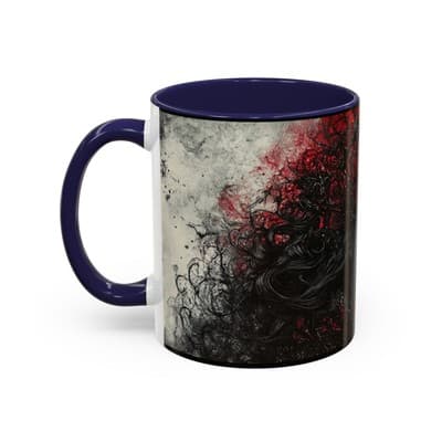 Gothic Rose Queen Mug 11oz 15oz | Dark Feminine Coffee Cup | Witchy Gift for Her - Thumbnail 3