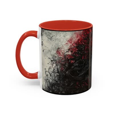 Gothic Rose Queen Mug 11oz 15oz | Dark Feminine Coffee Cup | Witchy Gift for Her - Thumbnail 3