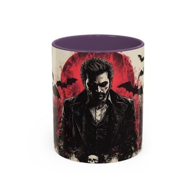 Vampire Gothic Coffee Mug 11oz 15oz | Halloween Decor | Spooky Gift for Him
