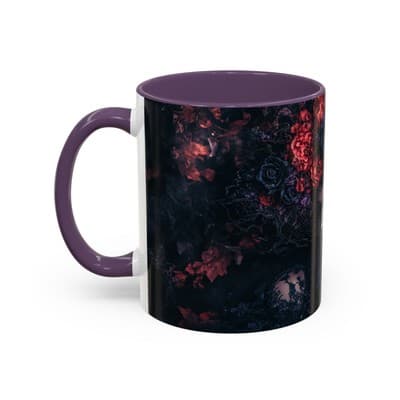 Gothic Floral Goddess Mug 11oz 15oz | Dark Beauty Cup | Witchy Gift for Her - Thumbnail 3