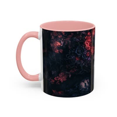 Gothic Floral Goddess Mug 11oz 15oz | Dark Beauty Cup | Witchy Gift for Her - Thumbnail 3