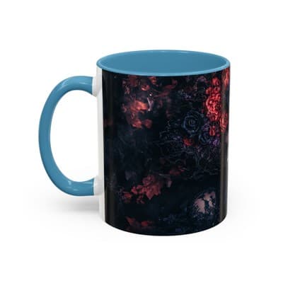 Gothic Floral Goddess Mug 11oz 15oz | Dark Beauty Cup | Witchy Gift for Her - Thumbnail 3