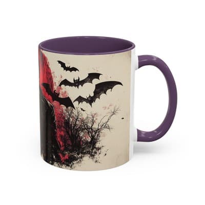 Vampire Gothic Coffee Mug 11oz 15oz | Halloween Decor | Spooky Gift for Him - Thumbnail 2