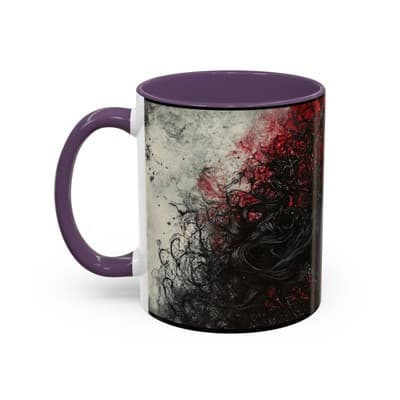 Gothic Rose Queen Mug 11oz 15oz | Dark Feminine Coffee Cup | Witchy Gift for Her - Thumbnail 3