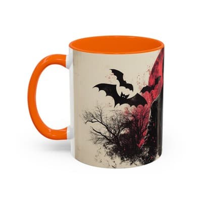 Vampire Gothic Coffee Mug 11oz 15oz | Halloween Decor | Spooky Gift for Him - Thumbnail 3
