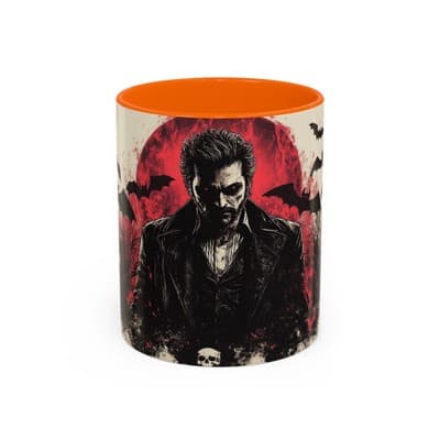 Vampire Gothic Coffee Mug 11oz 15oz | Halloween Decor | Spooky Gift for Him