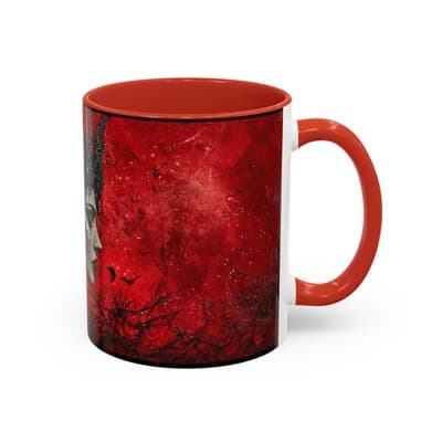 Gothic Rose Queen Mug 11oz 15oz | Dark Feminine Coffee Cup | Witchy Gift for Her - Thumbnail 2