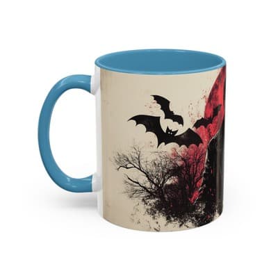 Vampire Gothic Coffee Mug 11oz 15oz | Halloween Decor | Spooky Gift for Him - Thumbnail 3