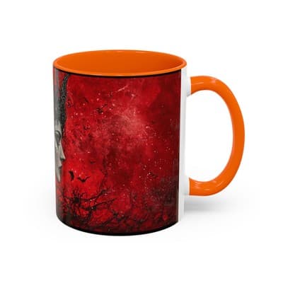 Gothic Rose Queen Mug 11oz 15oz | Dark Feminine Coffee Cup | Witchy Gift for Her - Thumbnail 2