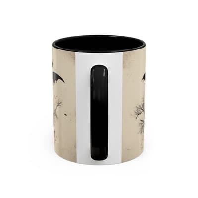 Vampire Gothic Coffee Mug 11oz 15oz | Halloween Decor | Spooky Gift for Him - Thumbnail 4