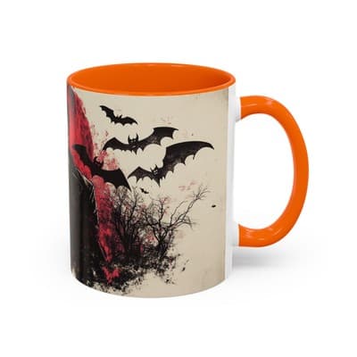 Vampire Gothic Coffee Mug 11oz 15oz | Halloween Decor | Spooky Gift for Him - Thumbnail 2