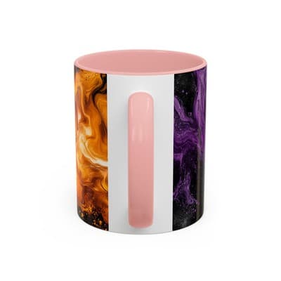 Cosmic Swirl Coffee Mug 11oz 15oz | Galaxy Smoke Cup | Mystical Artistic Gift - Thumbnail 4