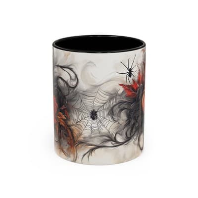 Halloween Pumpkin Mug 11oz 15oz | Spooky Fall Coffee Cup | Gothic Autumn Gift