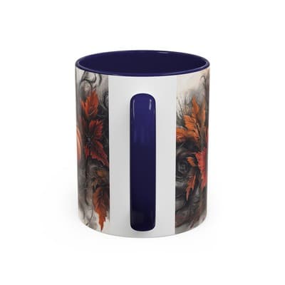 Halloween Pumpkin Mug 11oz 15oz | Spooky Fall Coffee Cup | Gothic Autumn Gift - Thumbnail 4