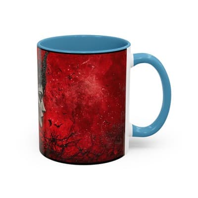 Gothic Rose Queen Mug 11oz 15oz | Dark Feminine Coffee Cup | Witchy Gift for Her - Thumbnail 2