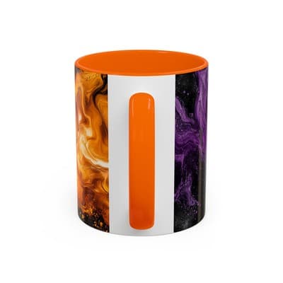 Cosmic Swirl Coffee Mug 11oz 15oz | Galaxy Smoke Cup | Mystical Artistic Gift - Thumbnail 4