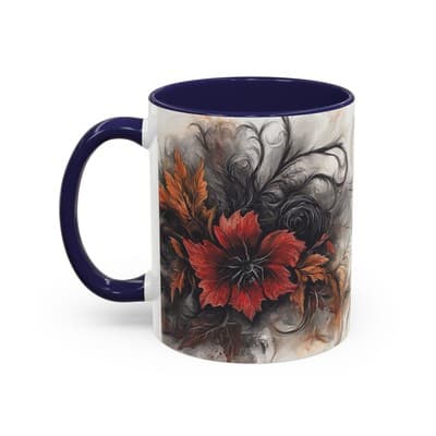 Halloween Pumpkin Mug 11oz 15oz | Spooky Fall Coffee Cup | Gothic Autumn Gift - Thumbnail 3