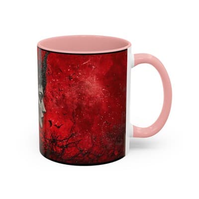 Gothic Rose Queen Mug 11oz 15oz | Dark Feminine Coffee Cup | Witchy Gift for Her - Thumbnail 2