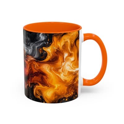 Cosmic Swirl Coffee Mug 11oz 15oz | Galaxy Smoke Cup | Mystical Artistic Gift - Thumbnail 2