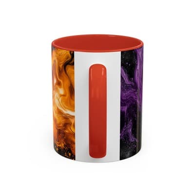 Cosmic Swirl Coffee Mug 11oz 15oz | Galaxy Smoke Cup | Mystical Artistic Gift - Thumbnail 4