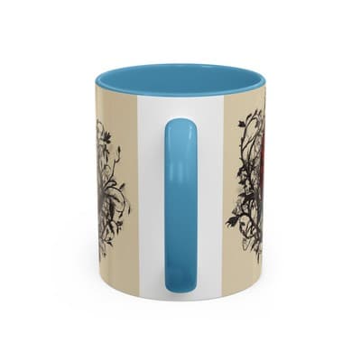 Gothic Moon Woman Mug 11oz 15oz | Dark Feminine Cup | Witchy Gift for Her - Thumbnail 4