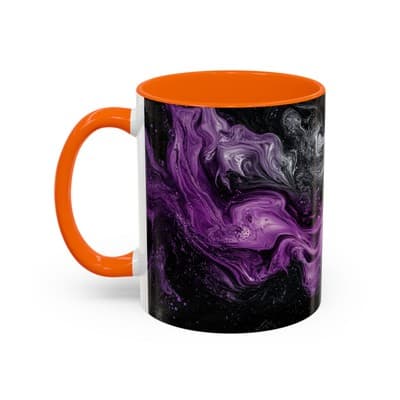 Cosmic Swirl Coffee Mug 11oz 15oz | Galaxy Smoke Cup | Mystical Artistic Gift - Thumbnail 3
