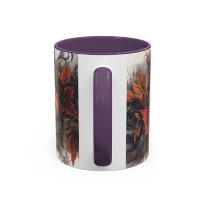 Halloween Pumpkin Mug 11oz 15oz | Spooky Fall Coffee Cup | Gothic Autumn Gift - Thumbnail 4
