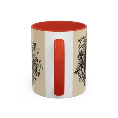 Gothic Moon Woman Mug 11oz 15oz | Dark Feminine Cup | Witchy Gift for Her - Thumbnail 4