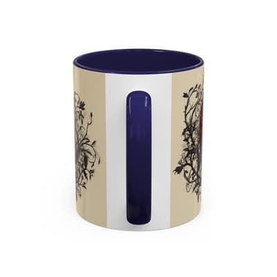 Gothic Moon Woman Mug 11oz 15oz | Dark Feminine Cup | Witchy Gift for Her - Thumbnail 4