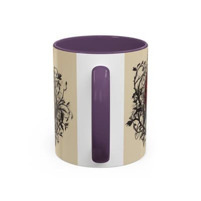 Gothic Moon Woman Mug 11oz 15oz | Dark Feminine Cup | Witchy Gift for Her - Thumbnail 4