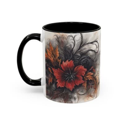 Halloween Pumpkin Mug 11oz 15oz | Spooky Fall Coffee Cup | Gothic Autumn Gift - Thumbnail 3
