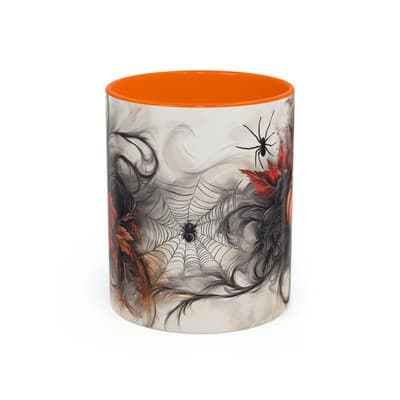 Halloween Pumpkin Mug 11oz 15oz | Spooky Fall Coffee Cup | Gothic Autumn Gift