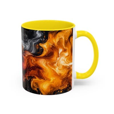 Cosmic Swirl Coffee Mug 11oz 15oz | Galaxy Smoke Cup | Mystical Artistic Gift - Thumbnail 2