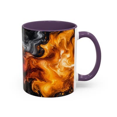 Cosmic Swirl Coffee Mug 11oz 15oz | Galaxy Smoke Cup | Mystical Artistic Gift - Thumbnail 2